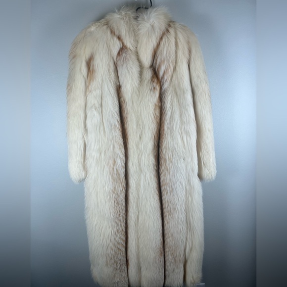 Oscar de la Renta Fox Fur Coat by Dittrich Furs Vintage Long - Picture 1 of 10